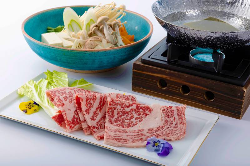 Nagasaki wagyu beef shabu-shabu 　長崎和牛のしゃぶしゃぶ